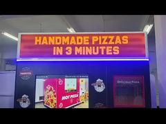 Pizzaautomat mit 55-Zoll-Touchscreen, Heiz- und Backsystem und LED-Leuchtkasten
