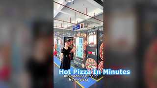 Pizzaautomat | Unbemannte Pizza-Reta mit gekühlter, intelligenter Abholung und Dual-Mode-Heizung rund um die Uhr