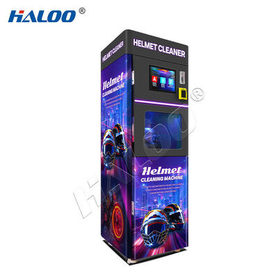 Haloo Automaten Maquina Outdoor Motorrad Helm Reinmaschine Helm Reinigung Vendo Maschine Helm Reinigungsmaschinen
