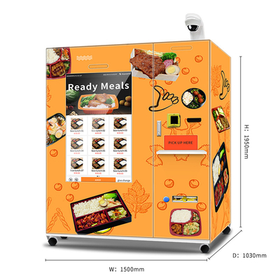 Großer Touch Screen Tiefkühlkost-Automaten-vollautomatischer Tiefkühlkost-Automat mit schneller Heizung 45S