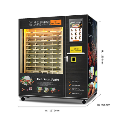 Automatischer Automat der 120 Kasten-großen Kapazität Nahrungsmittelmit Abkühlenund Heizungs-Funktion