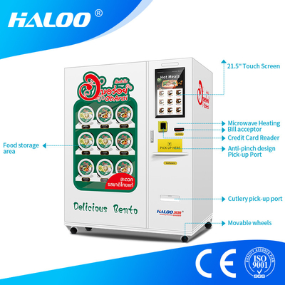 Minus 20 Grad Celsiusvorbereitungs-des gefrorenen Mahlzeit-Bento Breakfast Lunch Box Dumplings-Nahrungsmittelautomaten mit schneller Heizungs-Funktion