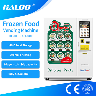 Minus 20 Grad Celsiusvorbereitungs-des gefrorenen Mahlzeit-Bento Breakfast Lunch Box Dumplings-Nahrungsmittelautomaten mit schneller Heizungs-Funktion