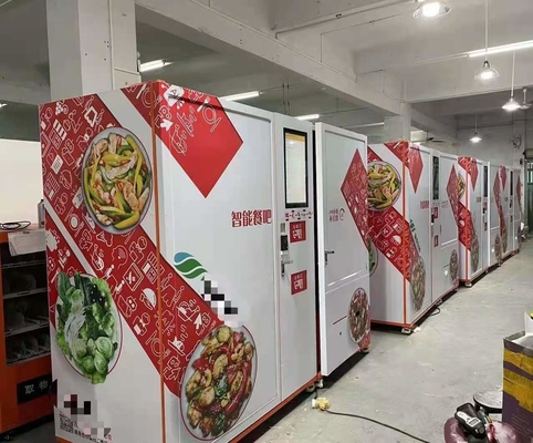 Gefrorener frische Nahrungsmittelmahlzeit-Microwellenheizung kundenspezifischer Automat