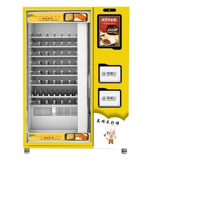 Bereit essen Sie Brotdoseautomatennahrungsmittelmahlzeitautomaten mit Doppelmicrowellenheizungsfunktion