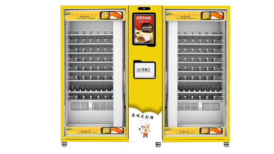 Kundengebundener Kastenverkauf bento Mikrowellenherd des Frühstücksmahlzeit bento Kastenautomaten einzelner