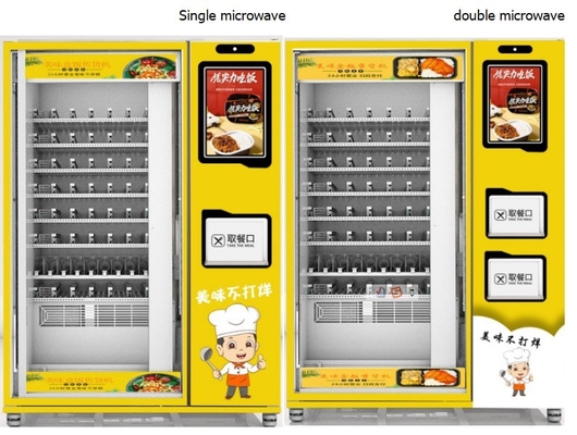 Kundengebundener Kastenverkauf bento Mikrowellenherd des Frühstücksmahlzeit bento Kastenautomaten einzelner