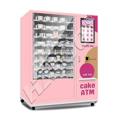 Haloo Automaten Hersteller 21,5 Zoll Werbung Smart Touch Screen Kuchen Automaten