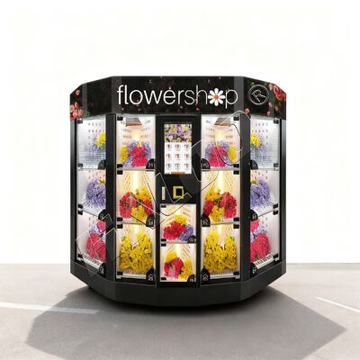 Hallo 14-Gitter Individuelles Logo Blumenautomat Geschenke Blumenhaltemaschine mit Kühlfunktion