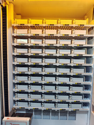 Haloo Hot Food Vending Machine Selbstbedienung Mittagessen Bento mit Heizfunktion Große Kapazität Food Vending Machine