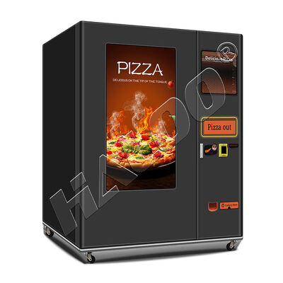 Pizza-Vending-Maschine mit 49-Zoll-Touchscreen und Vollstahl-Türrahmen, die bis zu -18 °C einfrieren kann