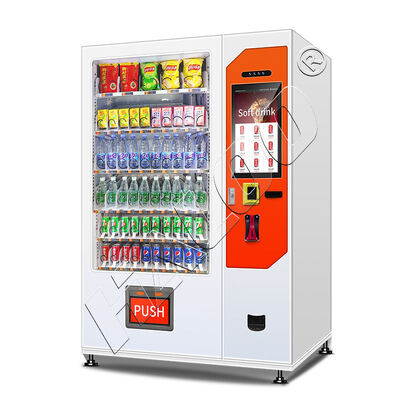 21.5-inch Touchscreen Beverage and Snack Vending Machine with Lift Function for Malls, Stations, and Office Buildings