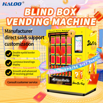 Haloo 21,5-Zoll-Touchscreen Blind-Box-Vending-Maschine XY-Lieferplattform mit extra großem Displayfenster