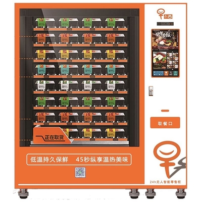 Essfertiger frische Nahrungsmittelautomat mit automatischer Heizung