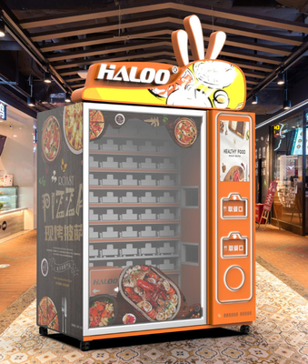 Heizung automatisierter Hersteller-Automat der Pizza-3000W mit Kreditkartenleser Soem