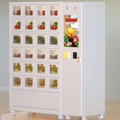 Europäischer Standardexport-abkühlender Schließfach-Automat mit Abkühlung Kreditkartenleser-And 4℃