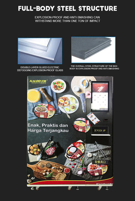 Hoher Tiefkühlkost-Automat Heizung Efficency für Verkauf gefrorenen Dumplines-Automaten