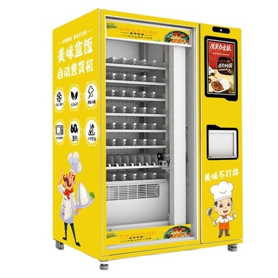 Automatischer Kleinnahrungsmittelautomat mit Kühlschrank und Doppelmikrowelle