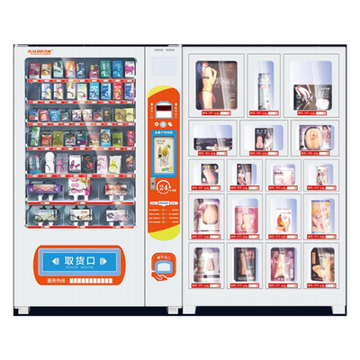 Boden-Stellungs-Sex Toy Vending Machine mit 18 Schließfach-Kabinetten