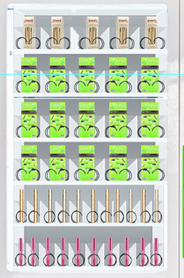 Neues populäres Spiel lustiger Lucky Blind Box Vending Machine mit Touch Screen