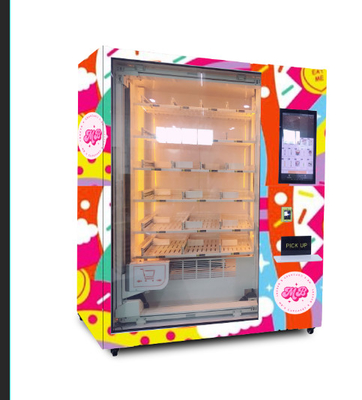 Intelligenter Automat des Digital-Schalen-Kuchen-Automaten-Kühlschrank-kleinen Kuchens mit Aufzug