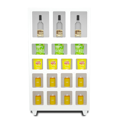 Haloo-Zusatz-Schließfach-Automat für Imbisse und Wein