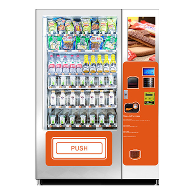 Touch Screen Imbiss und Soda-kombinierter Automat mit Aufzug
