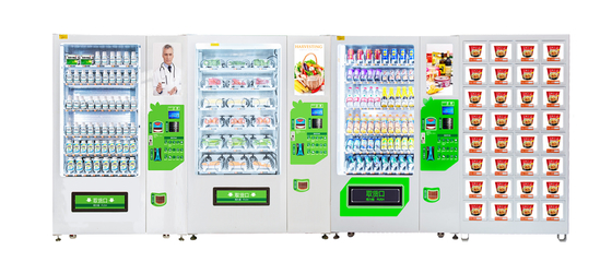 Große Kapazitäts-intelligenter Kühlschrank-Automat, Imbiss-Automat kombiniert