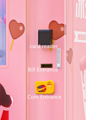 Halo vollautomatischer Outdoor-Soft-Eis-Verkaufsautomat mit 32-Zoll-Touchscreen und automatischer Reinigungsfunktion