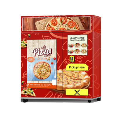 Touch Screen Pizza-Automat mit Heizsystem und Bäckerei-System